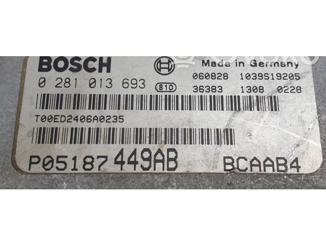 Řídící jednotka 0281013693 Dodge Caliber 2006