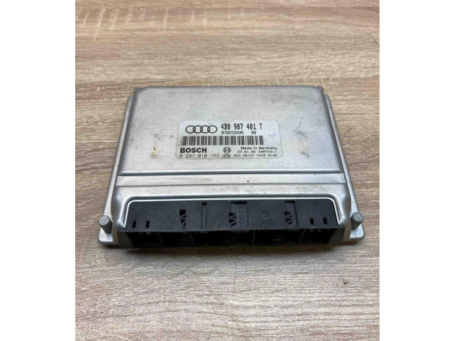 Блок управления двигателем Блок управления 4B0907401T, 0281010153 Audi A6 S6 C5 4B