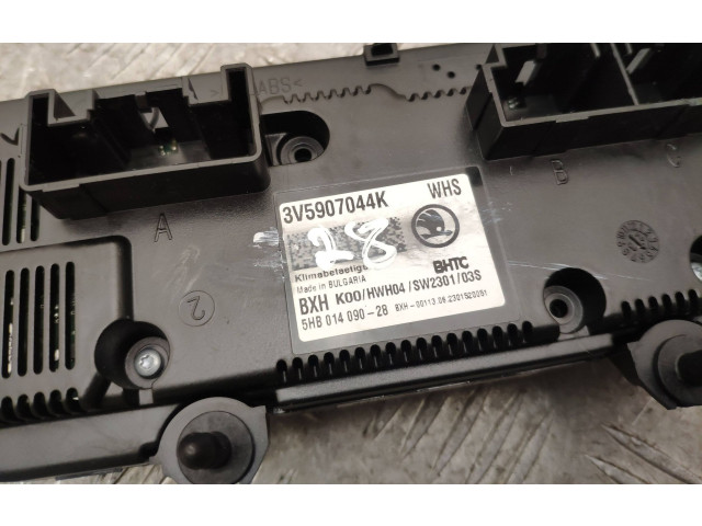 Блок управления климат-контролем 3V5907044K Skoda Superb B8 (3V)