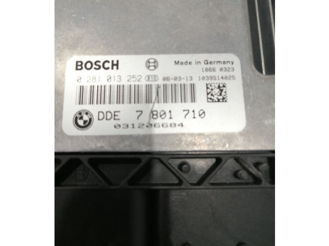 Řídící jednotka 0281013252, 7801710 BMW 1 E81 E87 2004