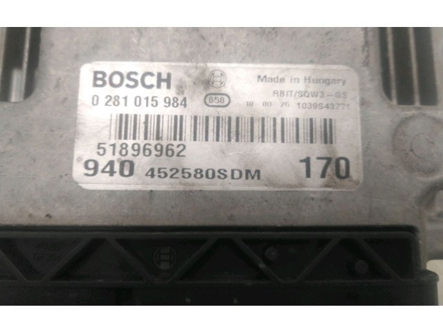 Řídící jednotka 51896962 Alfa Romeo Giulietta 2010