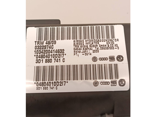Боковая подушка безопасности 3D1880741C, 0322974C Volkswagen Phaeton