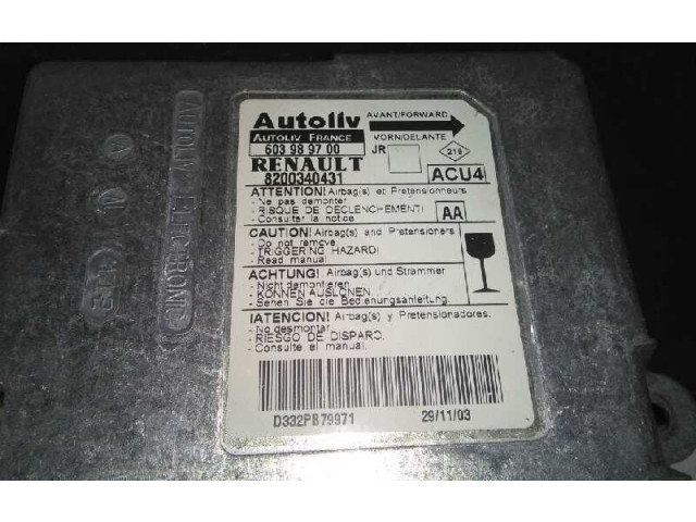 Блок подушек безопасности 8200340431   Renault Scenic II -  Grand scenic II