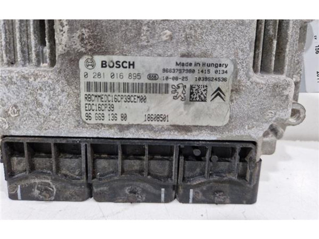 Блок управления двигателем Блок управления 9666913680, 281016895 Mitsubishi Outlander