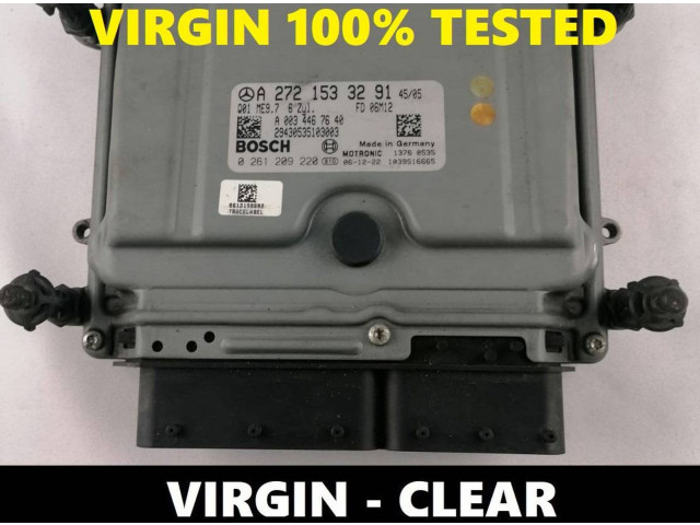 Řídící jednotka 0261209220, A2721533291 Mercedes-Benz SLK R171 2005