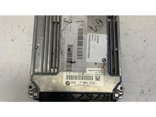 Řídící jednotka 7801712, 0281013253 BMW 3 E90 E91 2007