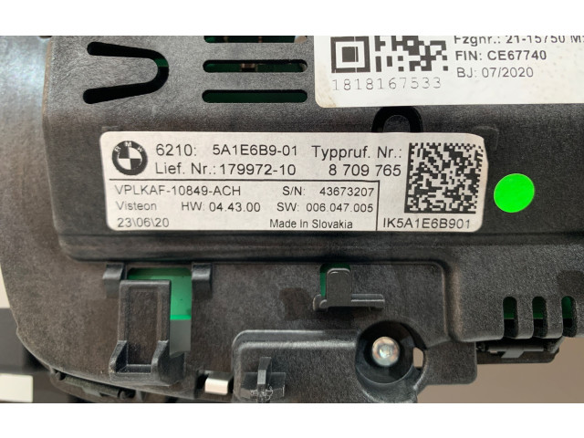 Спидометр (приборный щиток) 5A1E6B9   BMW 4 G22 G23 G24 G26