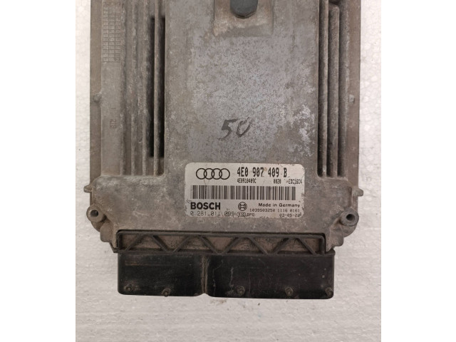 Řídící jednotka 4E0907409B, 0281011099   Audi A8 S8 D3 4E 2003