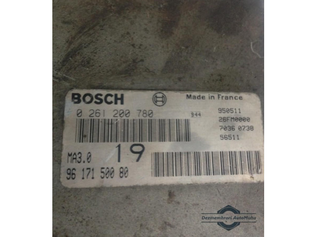 Řídící jednotka 0261200780, 9617150080 Peugeot 106 1997