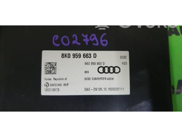 Блок комфорта 8K0959663D, 8K0959663D. Audi A6 C7