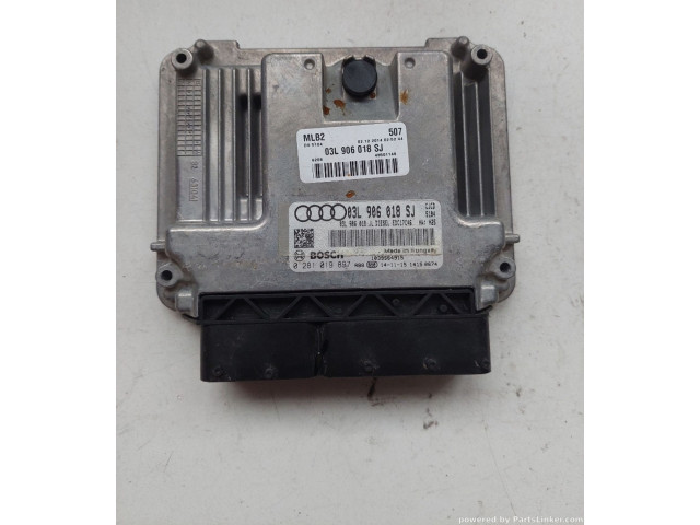 Řídící jednotka 0281019897, 03l906018sj   Audi A4 S4 B8 8K 2007