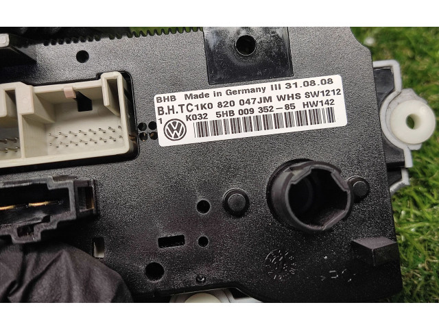 Блок управления климат-контролем 1K0820047JM, 5HB00935285 Volkswagen Jetta V