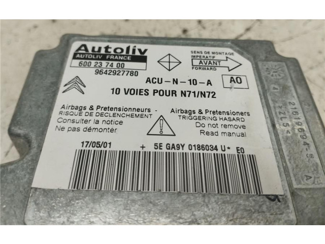 Блок подушек безопасности 9642927780, 0090019 Citroen Xsara