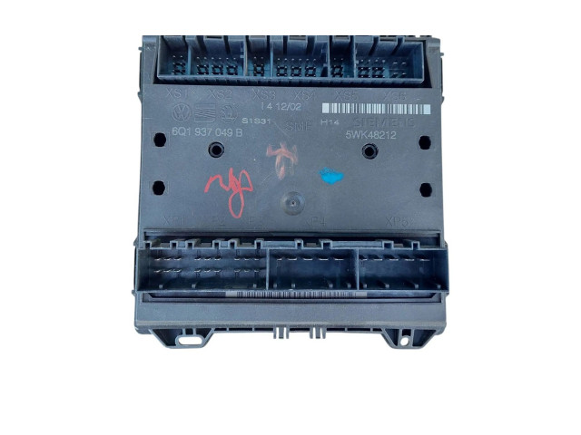 Блок комфорта 6Q1937049B, 5WK48212 Skoda Fabia Mk1 (6Y)