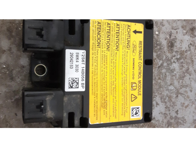 Блок подушек безопасности 2S6T14B056BP, 5WK43030 Ford Fusion