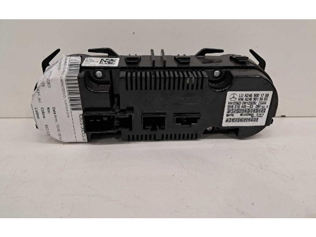 Блок управления климат-контролем A2469001708 Mercedes-Benz A W176