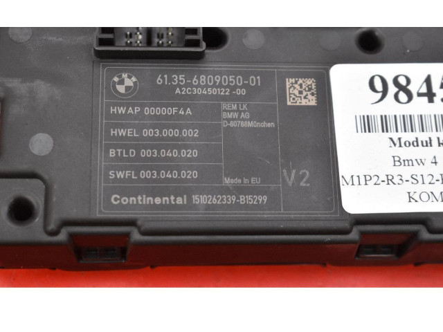 Блок комфорта 6809050, 6809050 BMW Z4 E89