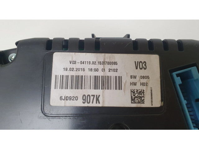 Комплект блоков управления 6R0937087R, 03C906014FB   Seat Ibiza IV (6J,6P)