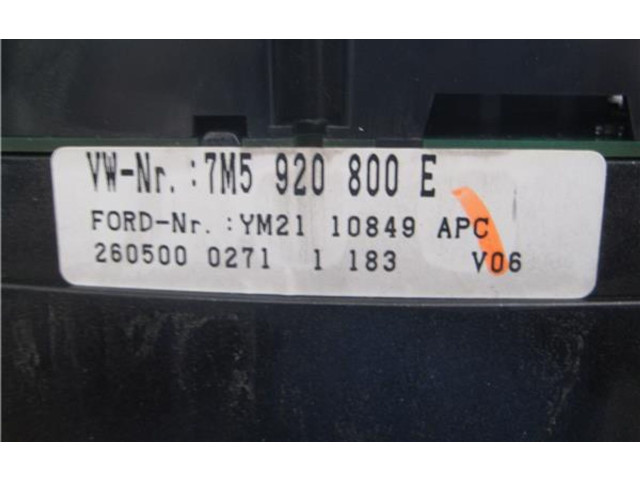 Панель приборов YM2110849APC   Ford Galaxy       