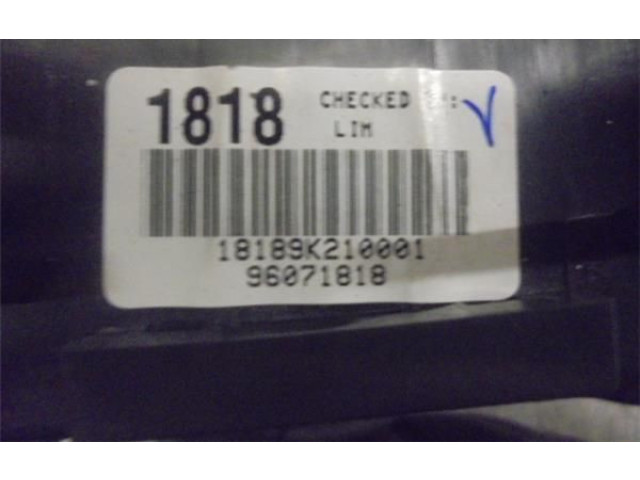 Блок управления климат-контролем 96071818, 96071818   Chevrolet Spark