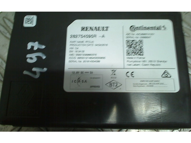 Блок комфорта 282754595R, 282754595R Renault Scenic IV - Grand scenic IV