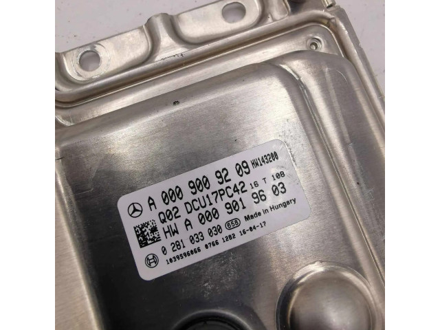Блок управления A0009009209, A0009019603   Mercedes-Benz GLC X253 C253
