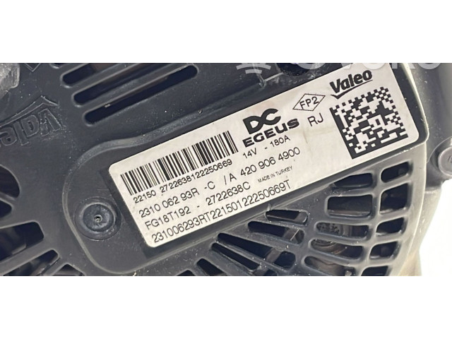 Генератор Renault Clio V