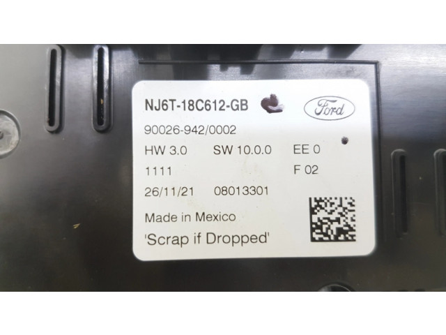 Блок управления климат-контролем NJ6T18C612, NJ6T18C612GB   Ford Escape IV