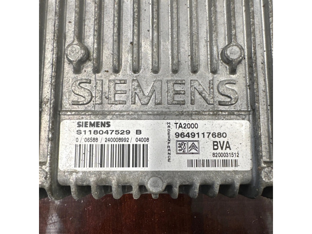 Блок управления коробкой передач S118047529B, 8200031512 Peugeot 307