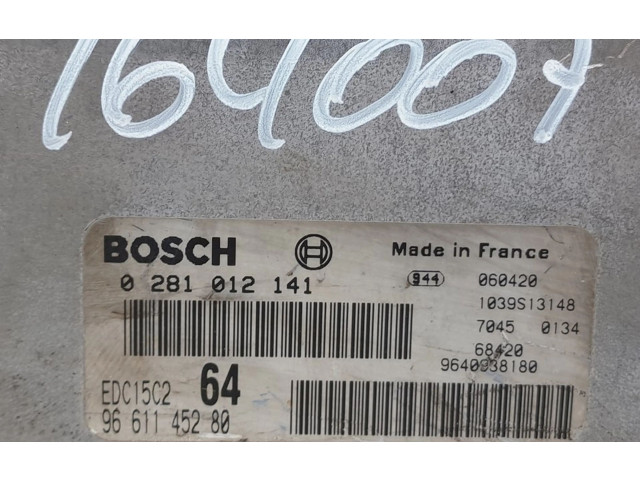 Блок управления двигателя 9661145280, 164007   Citroen C8