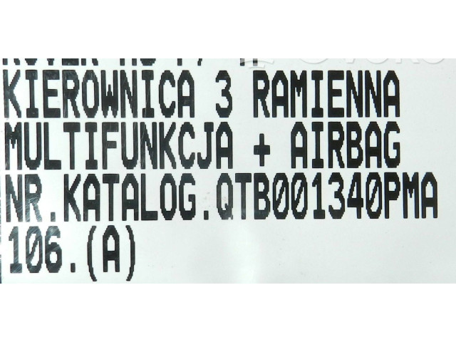 Руль MG TF - года QTB001340PMA