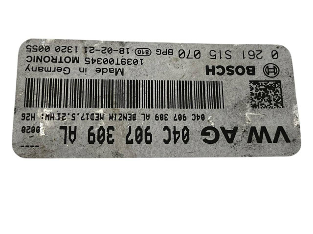 Блок управления двигателя 04C907309AL, 0261S15070   Skoda Karoq