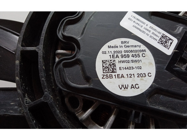 Вентилятор радиатора     1EA959455C, 1EA959455C    Audi Q4 Sportback e-tron 