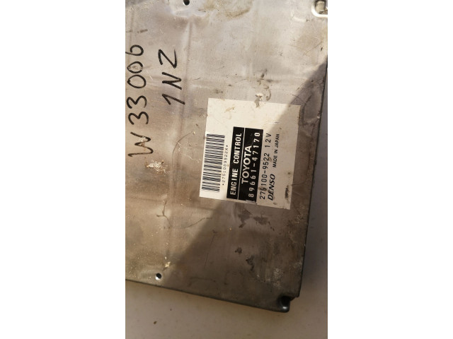 Řídící jednotka 89661-47170, 89661-47170 275100-9522 Toyota Prius (XW10) 2000