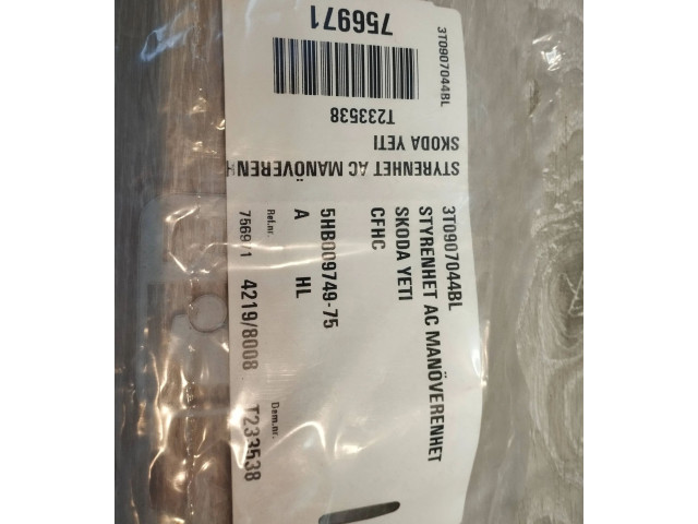 Блок управления климат-контролем 3T0907044BL, 5HB00974975 Skoda Yeti (5L)