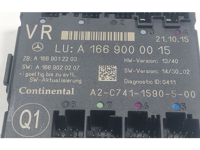 Блок управления A1669000015, A1669000015   Mercedes-Benz GLE AMG (W166 - C292)