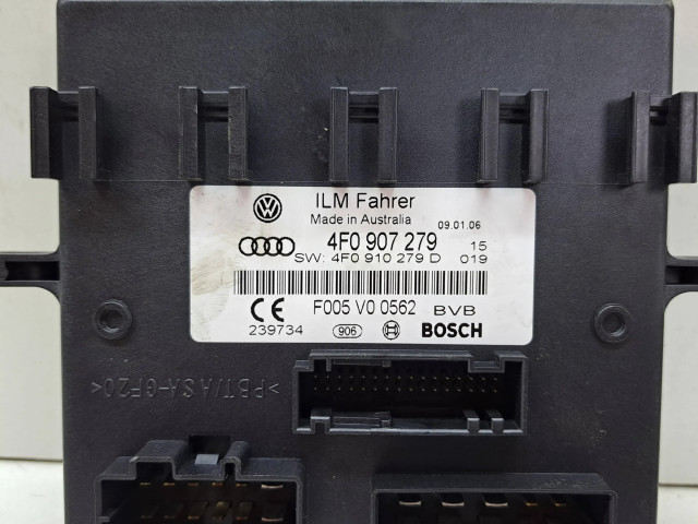 Блок комфорта 4F0907279, F005V00562 Audi A6 S6 C6 4F