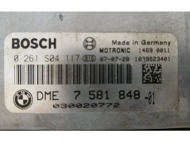 Řídící jednotka 7581848, 0261S04117 BMW 1 E81 E87 2007