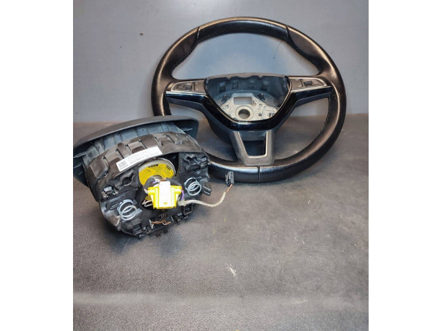 Руль Skoda Superb B8 (3V)  2015 - 2024 года 3V0880201F, 3V0419091L      