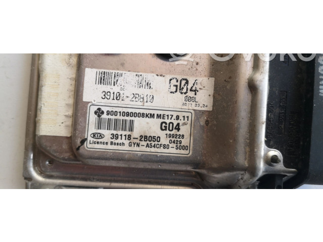 Комплект блоков управления 39118-2B0500, 39118-2B050 39101-2B810 9001090008KM ME17.9.11   KIA Venga