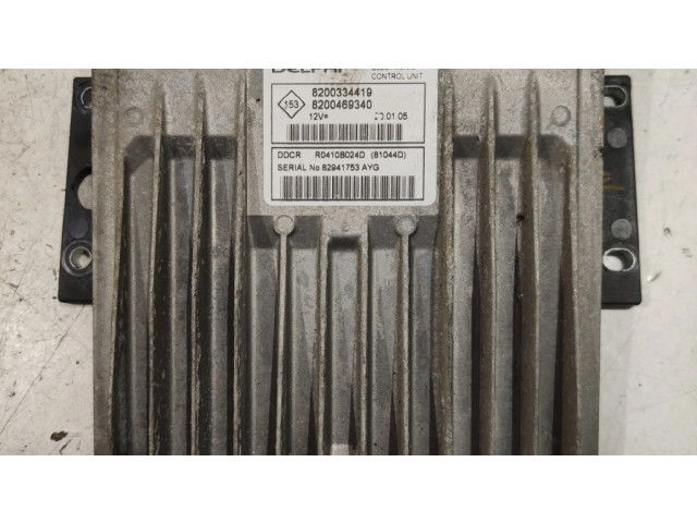 Комплект блоков управления 8200334419, 8200033233   Renault Megane II