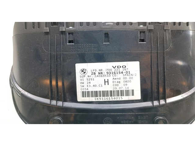 Přístrojová deska BMW X1 E84 2014 9316154