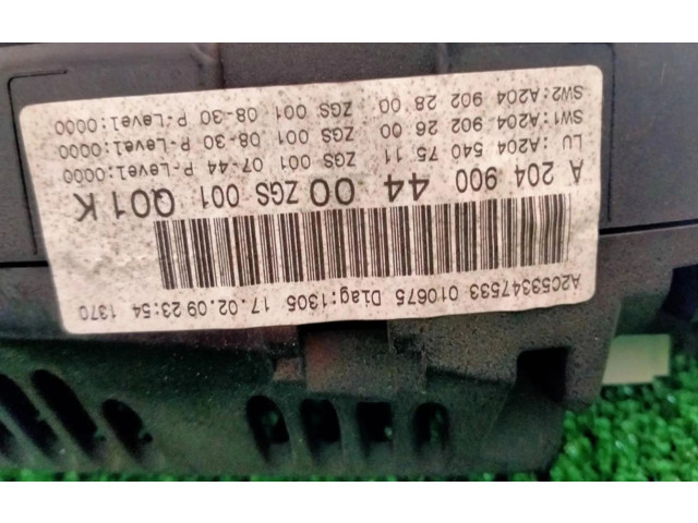 Přístrojová deska Mercedes-Benz GLK (X204) 2009 A2049004400