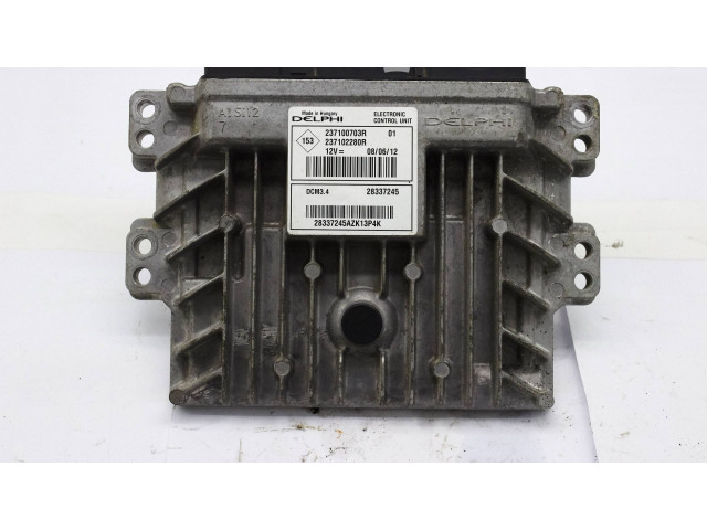 Блок управления двигателя 237100703r, 237102280r Dacia Dokker