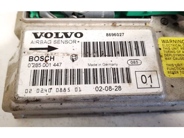 Блок подушек безопасности 8696027, 0285001447 Volvo XC90