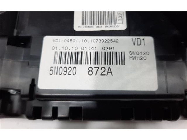Přístrojová deska  Volkswagen Tiguan 2010 5N0920872A  