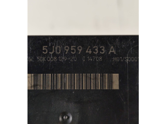 Блок комфорта 5J0959433A, 5DK00812920 Skoda Fabia Mk2 (5J)