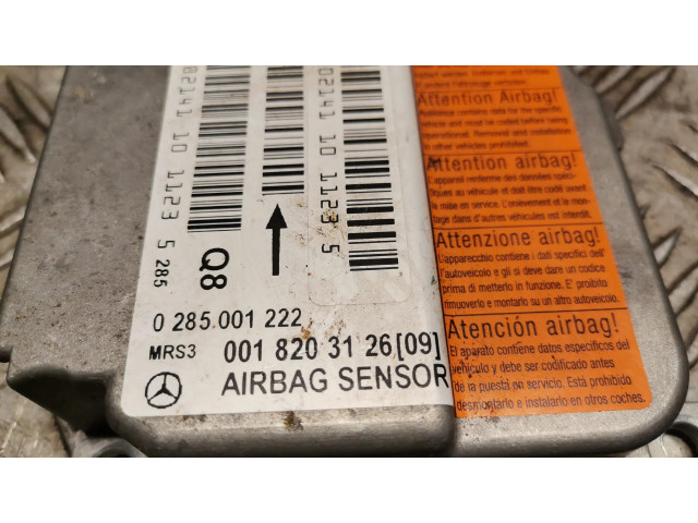 Блок подушек безопасности 0018203126   Mercedes-Benz A W168