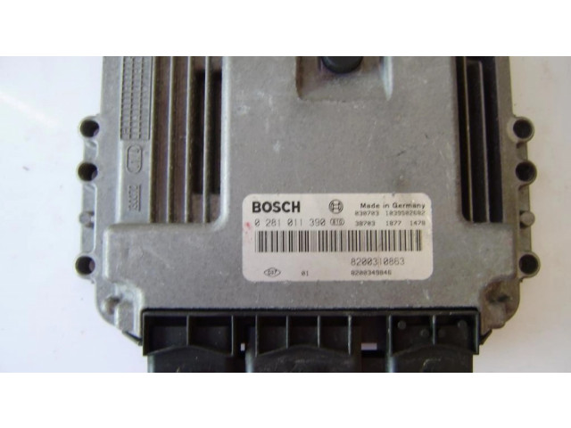 Блок управления двигателя 0281011390 Renault Scenic II - Grand scenic II