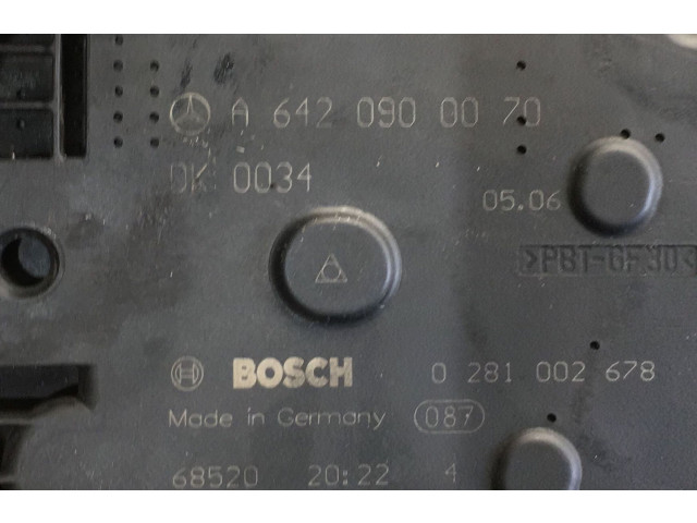 Дроссельная заслонка Mercedes-Benz R W251